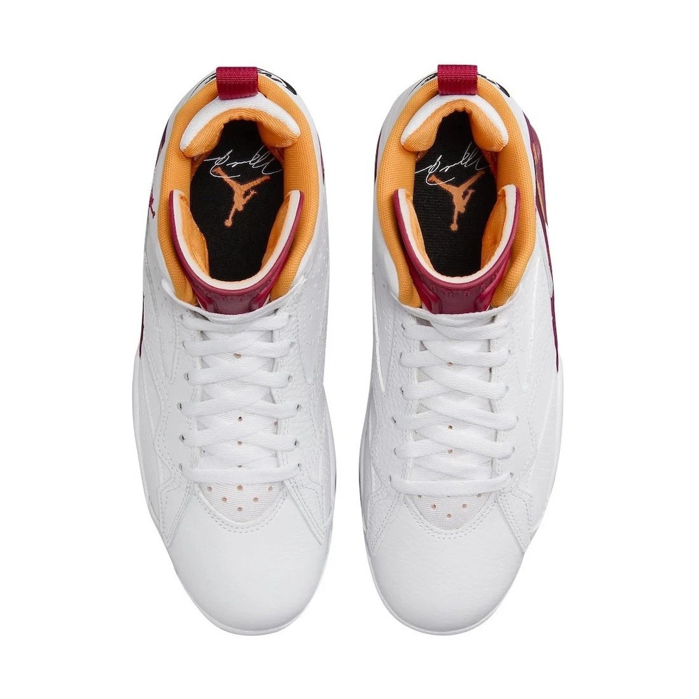 Mens Size 14- Nike Jordan MVP Basketball Shoes White Orange Red DZ4475-168 NEW - Picture 6 of 8